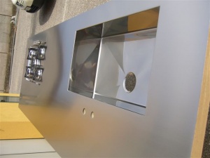piani cucina inox